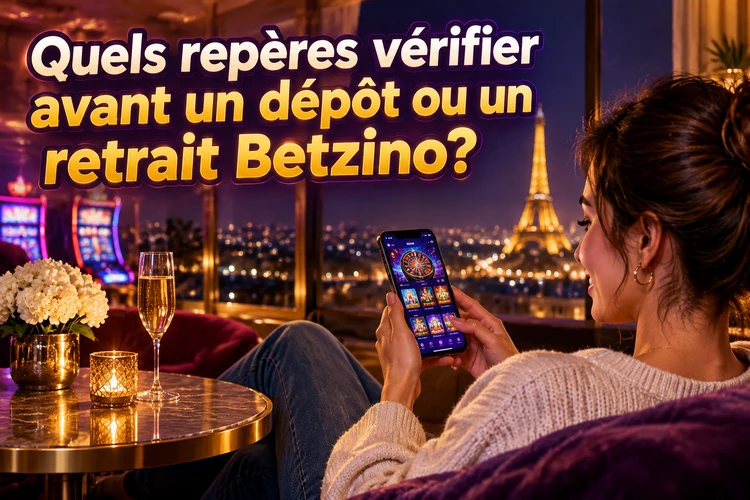 Quels repères vérifier avant un dépôt ou un retrait Betzino?