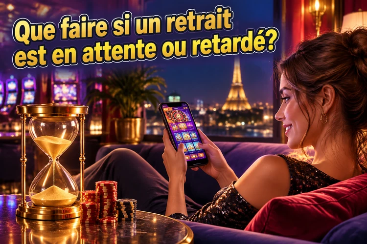 Que faire si un retrait est en attente ou retardé?